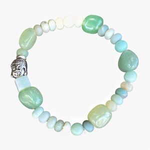 Sterling Silver Buddha Charm Bracelet